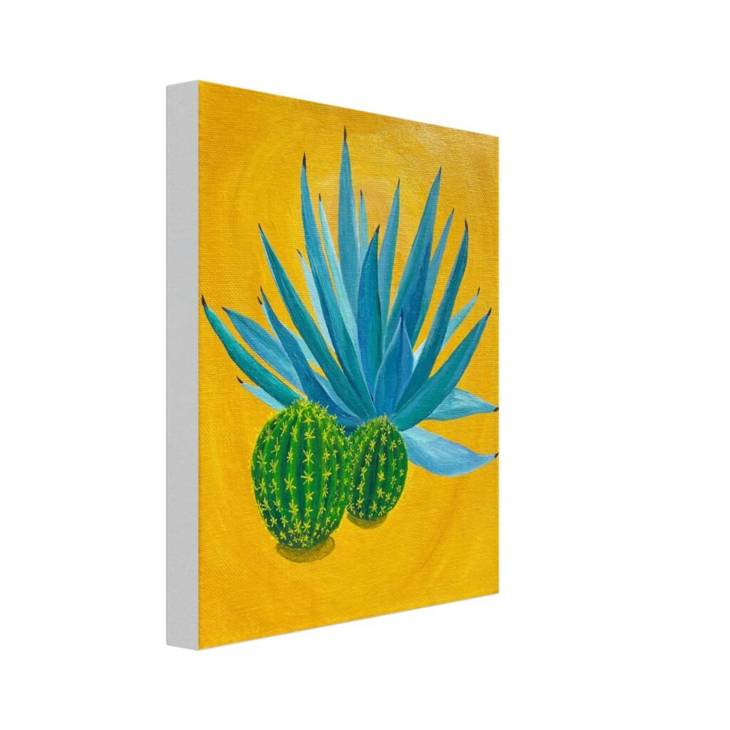 Cacti & Maguey - Canvas 8x10″